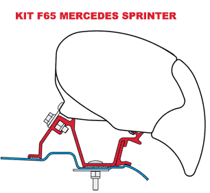 Adapter pro markyzy F 65 Mercedes Sprinter 