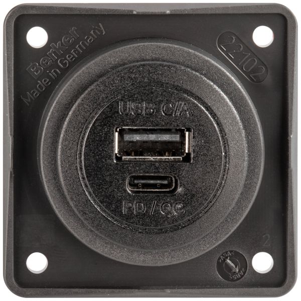 USB zásuvka USB-A/USB-C